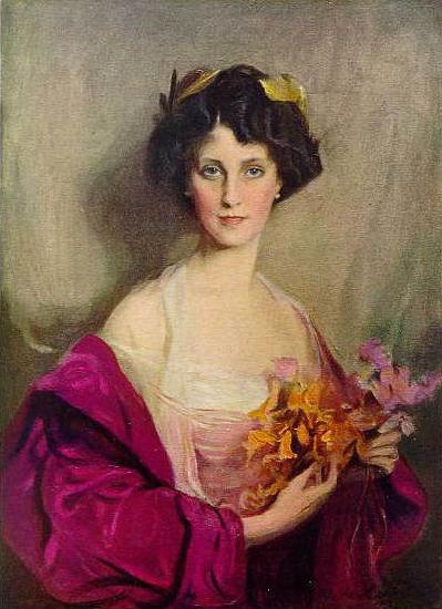 Philip Alexius de Laszlo Portrait of Winifred Anna Cavendish-Bentinck France oil painting art